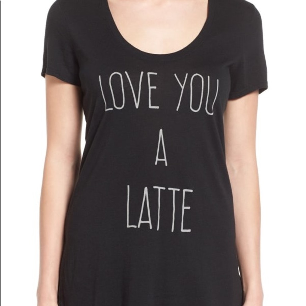 Signorelli Love You a Latte Black Tee